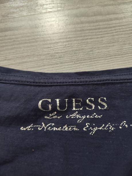 Modré tričko guess, velikost m, guess,m