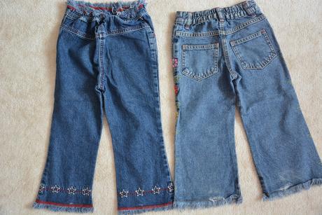 Džíny hippies roztřepené, george,98