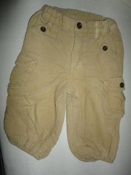 Vypodložené gaťky hm, vel. 6-9 měsíců, h&m,74