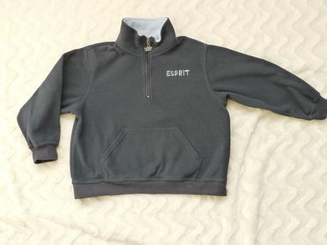 Flesova mikina esprit u krku na zip, esprit,128