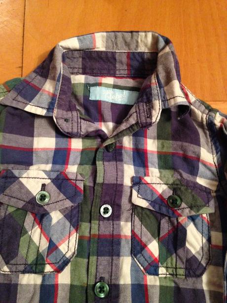 Klučičí károvaná košile vel. 74 - 80, rebel,74