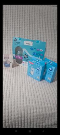 Set lahvičky, dudlík a sáčky na mm, 