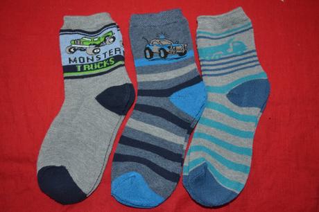 3x oteplené chlapecké ponožky, 26 / 27 / 28