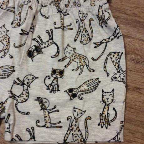 Kočičkový bavlněný overal, nutmeg,134