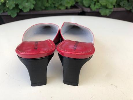 Italske spicate boty v cervene barve laura bellari, 37