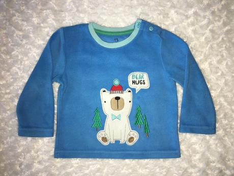 Modrá flísová mikina early days, early days,80