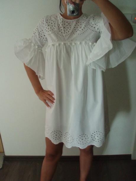 Bílé šaty zara, zara,xs