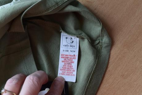 Tričko vel. 9 - 12 m, early days,80