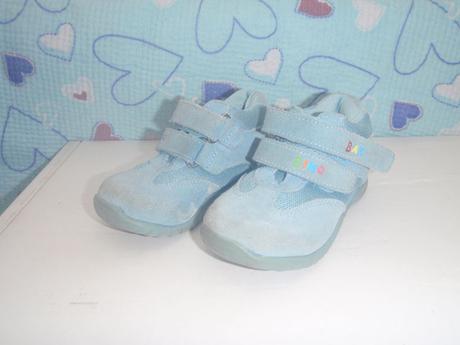 Sv. modré hezké boty, botičky, botasky suché zipy, bambino,22