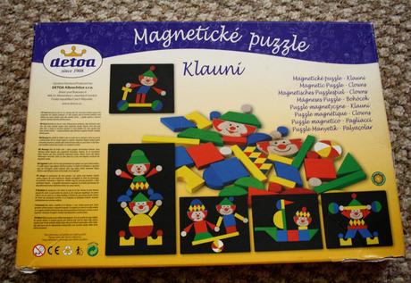 Super magnetické puzzle - klauni / detoa,