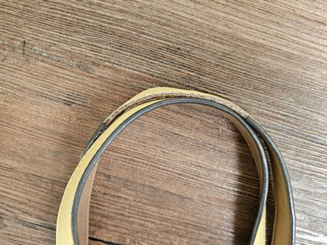 Světle žlutá kabelka shopper bag vady viz foto, 