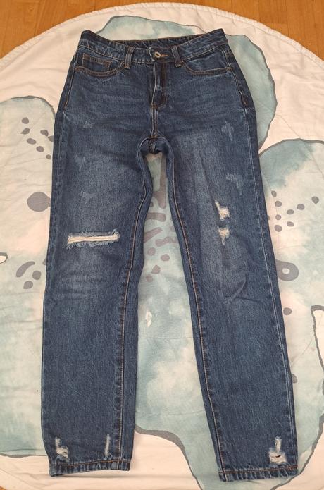 Trhané džíny, denim,s