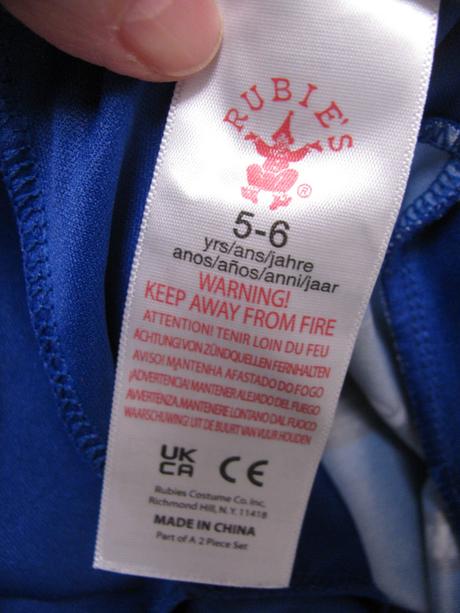 Maškarní kostým-blue power rangers,