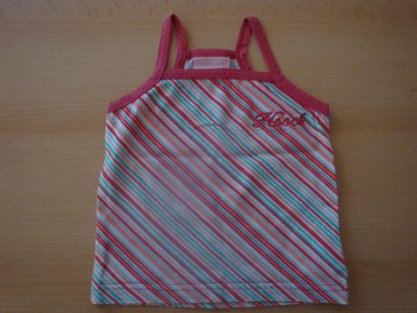 Tílko letní pro holčičky - proužkované , 92