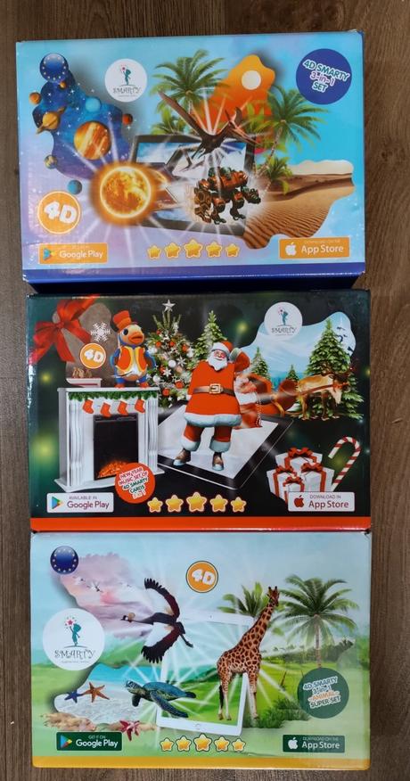 3x interaktivní karty smarty 4d, 