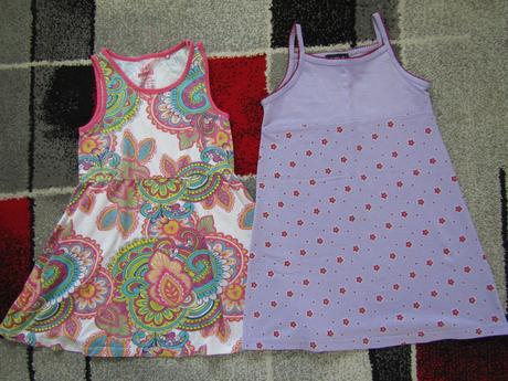 2x letní bavlněné šaty,zn.era vel.140+pepp 134/140, pepperts,134