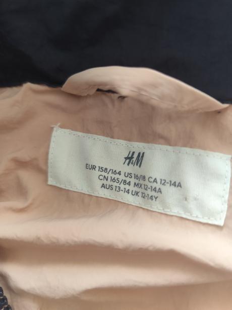 Šusťáková bunda hm vel. 158/164, h&m,158