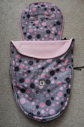 Nánožník a vložka do kočárku, 