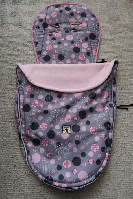 Nánožník a vložka do kočárku,