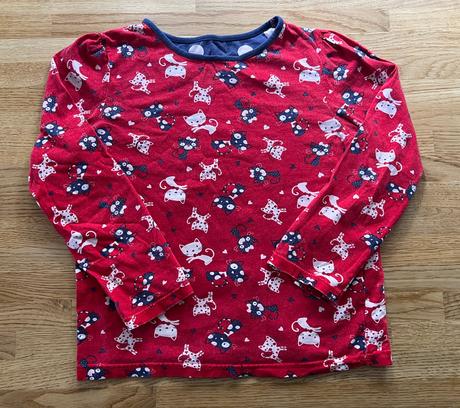 Pyžamové triko & tričko s kočkama tu vel. 146, tu,146