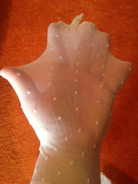 Dívčí silonky puntíky vel. 74 - 80, 74