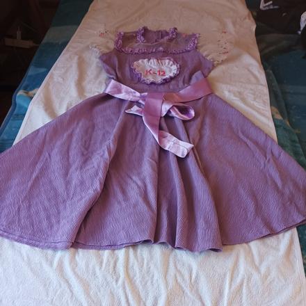 Fialové šaty melani martinez, xl