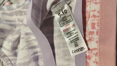 Crop top 134/140 lambadová podrsenka 2ks, george,134 / 140