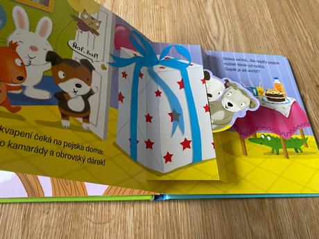 Dětské knihy s pejskem a 3d obrázky - 2 knihy, 