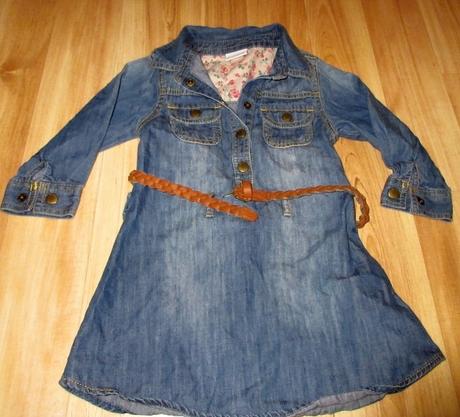 Riflové šaty, next,98