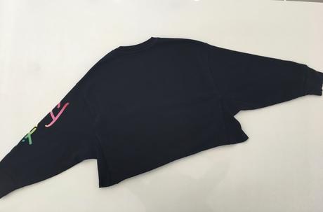 Dívčí crop mikina justice oversize (8 - 12 let),