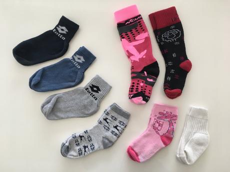 Dětské zimní ponožky a podkolenky (3 - 6 let), 