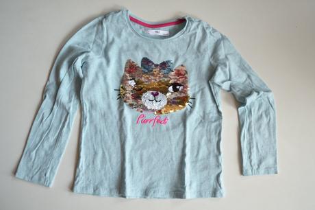 Bavlněná trička s přeměňovací kočičkou, marks & spencer,122