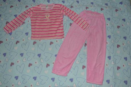 Froté teplé plyšové pyžamo, pyžamko, c&a,116