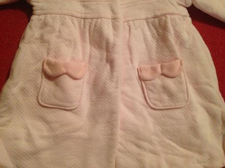 Dívčí kabát - kabátek mašličky, 68