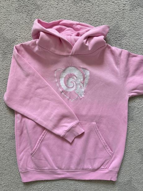 Mikina růžová hc berani zlín, vel. 140, 140