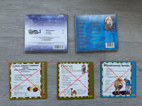 Cd - pohádkové písničky, studánka plná hvězd, 2 ks,