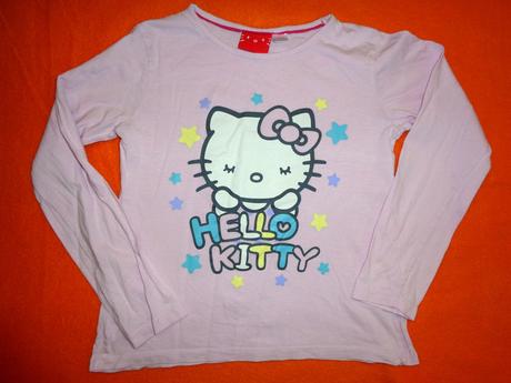 Pěkné tričko s kittynkou 134/140, sanrio,134