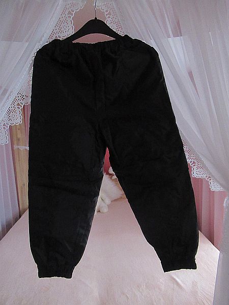 Zateplené šusťákové kalhoty, 122