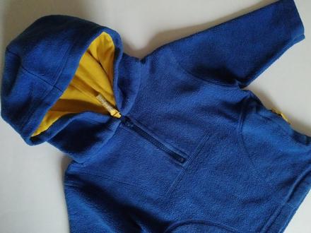 Flísová mikina na zip, 80