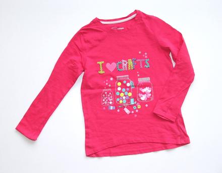 J697 dívčí triko vel. 122, 122