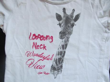 Dívčí tričko s žirafou tom tailor, vel. 104/110, tom tailor,104