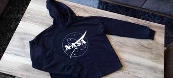 Kratší mikina nasa, h&m,146