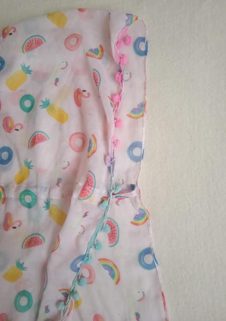 Dívčí plážová tunika přehoz přes plavky 5-9 let, reserved