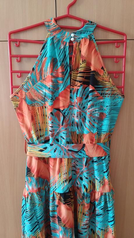 Letní šaty, vel.l - nové, 40 / l