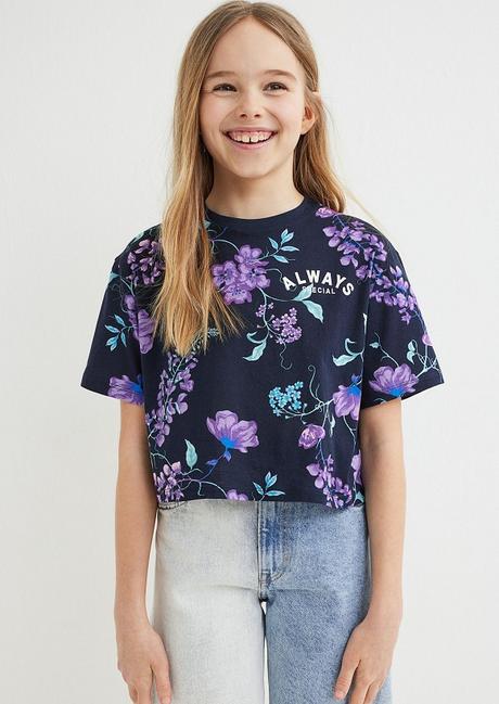 Široký letní top h&m zkrácené tričko vel. 158/164, h&m,158 / 164