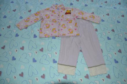 98 104 teplé pyžamo s medvídkem pooh, disney,98