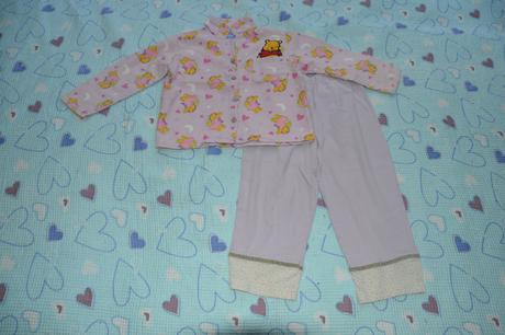 98 104 teplé pyžamo s medvídkem pooh, disney,98