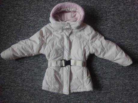 Zimní bunda s páskem, vel. 98, girl2girl,98