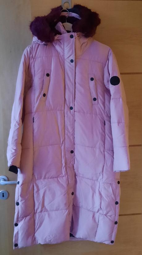 Růžový kabát desigual, desigual,m