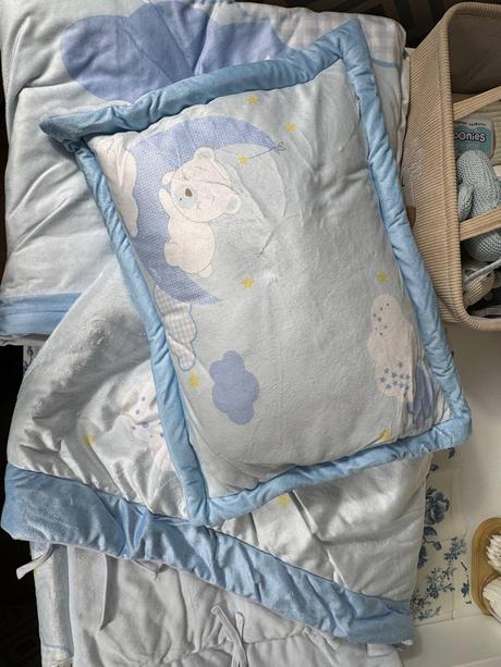 Dětské povlečení set 6 ks s medvídkem, šířka (cm): 90,délka (cm): 135